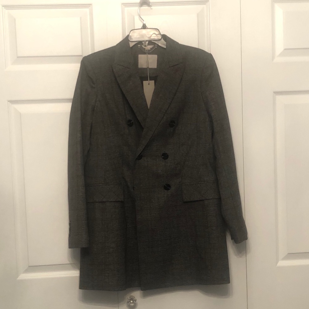 Soia & Kyo NEW WITH TAGS oversized plaid blazer